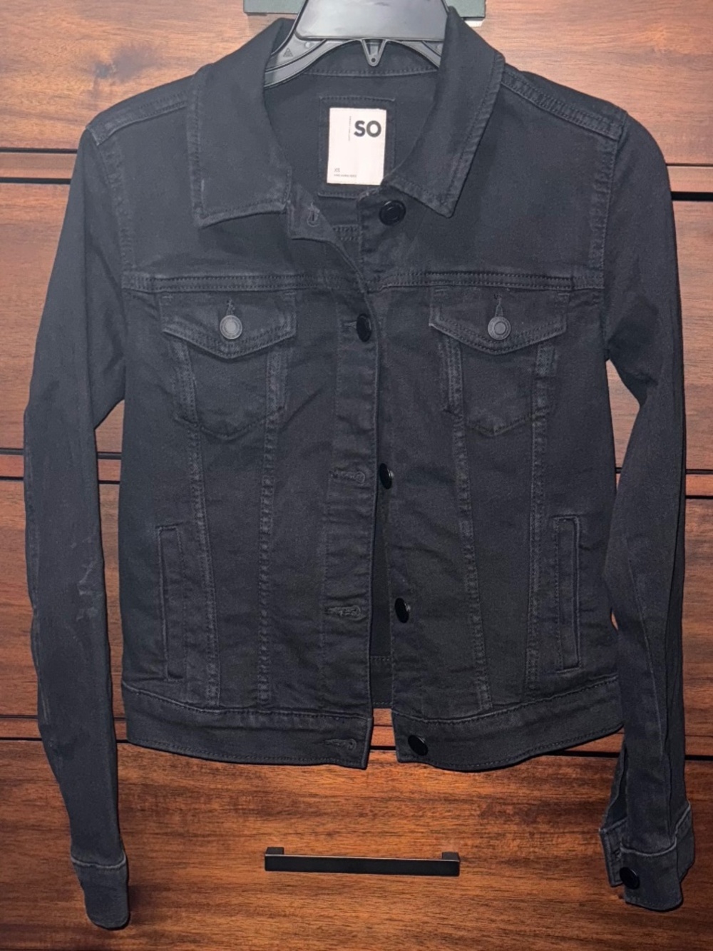 SO | Black Jean Jacket